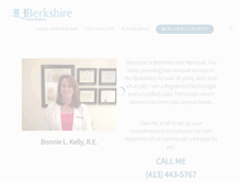 Tablet Screenshot of berkshirehairremoval.com